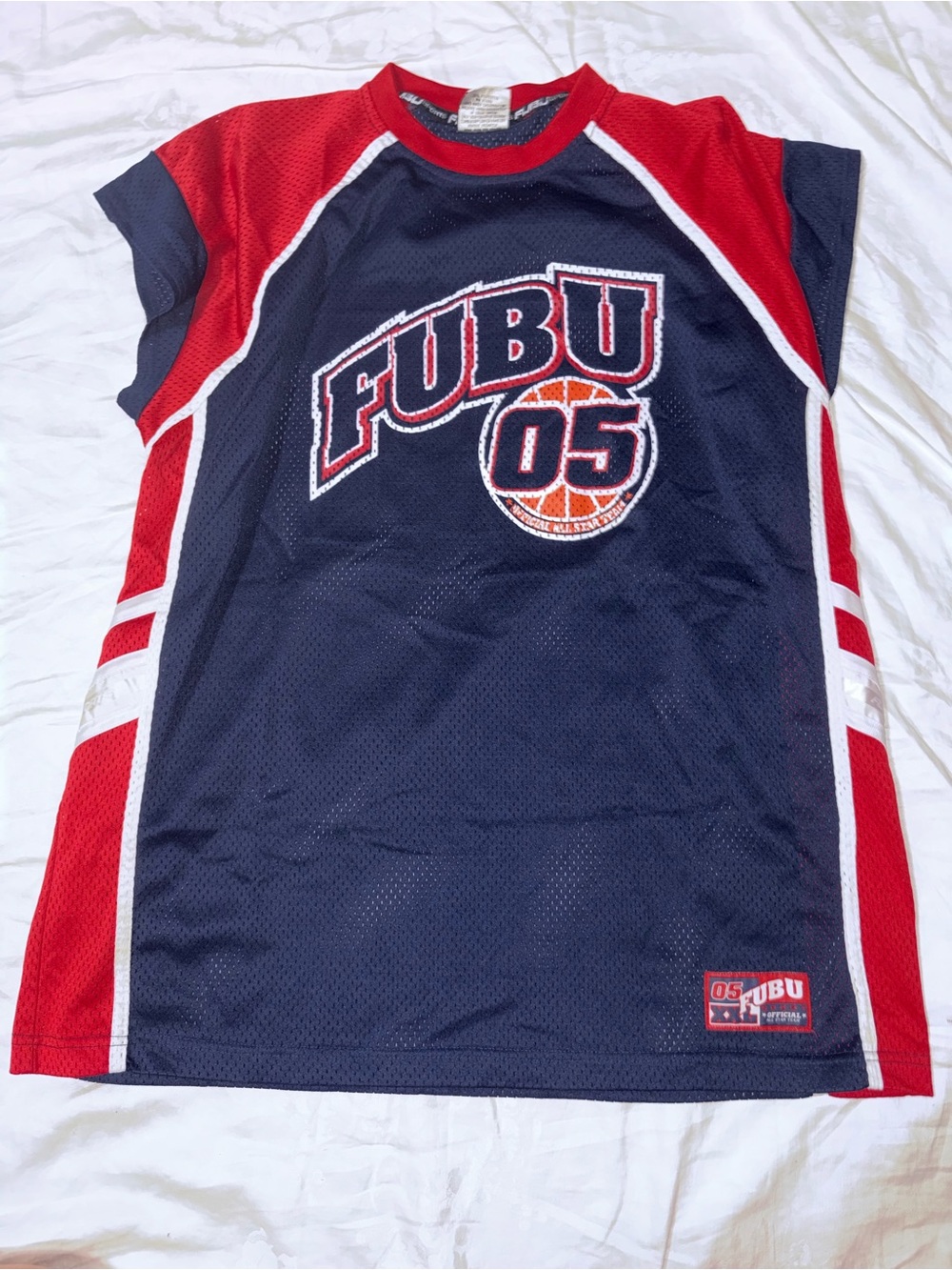 Vintage FUBU Basketball tank top Jersey Sz XL